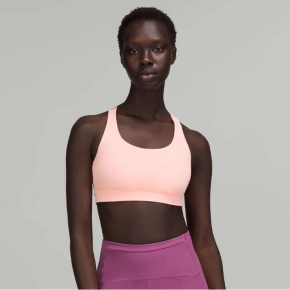 NWOT (2) Lululemon Energy Bra *Medium Support, B–D Cups Dew Pink, Charged Indigo - Picture 8 of 9